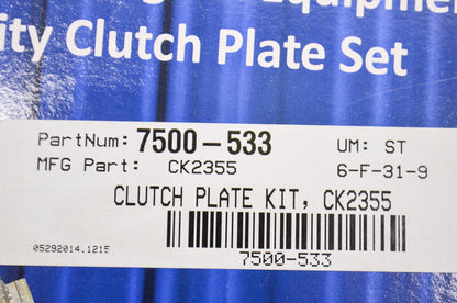 New EBC Clutch Plate Kit NOS