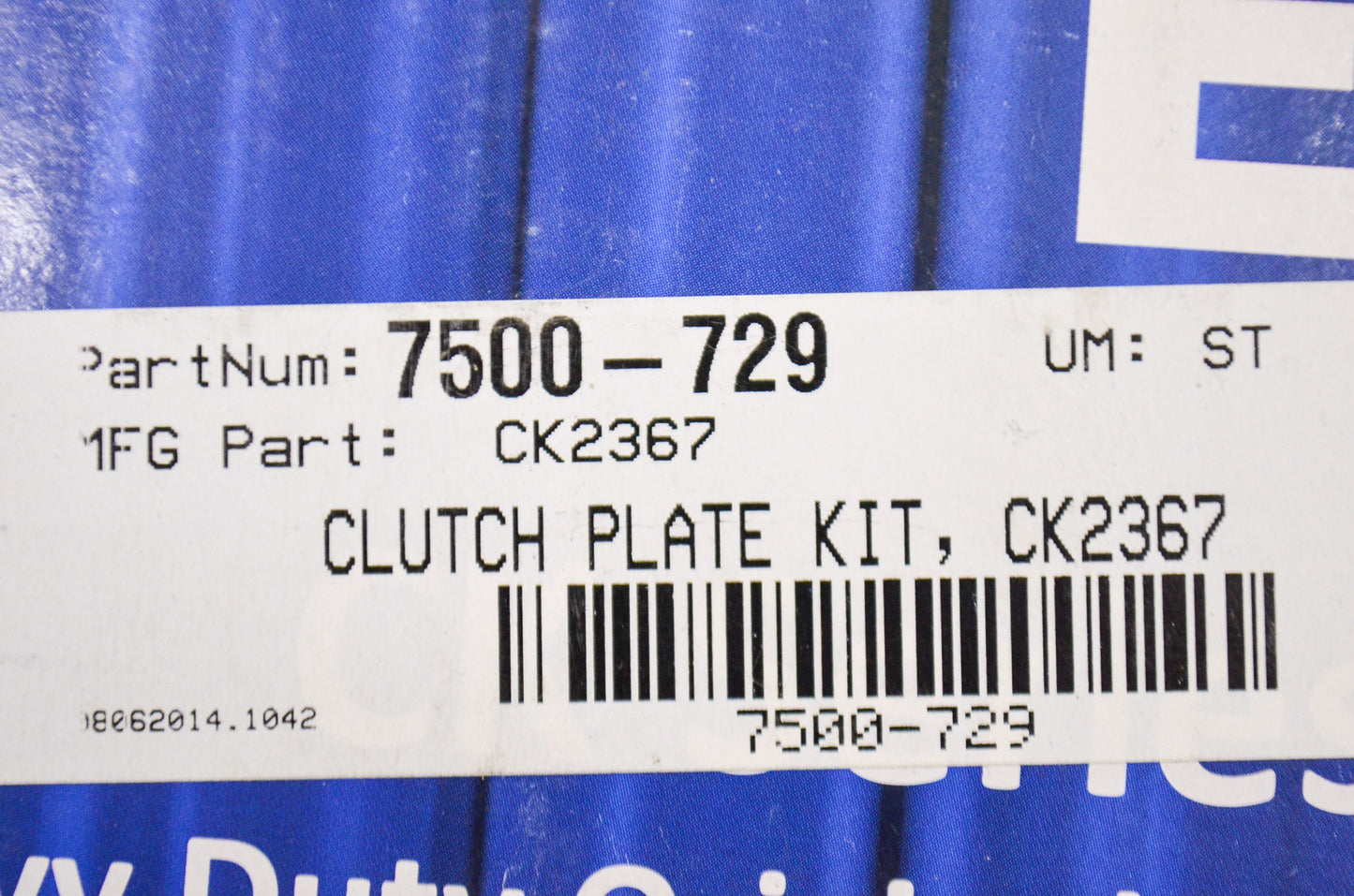Ebc Ck2367, 7500-729 Clutch Plate Kit