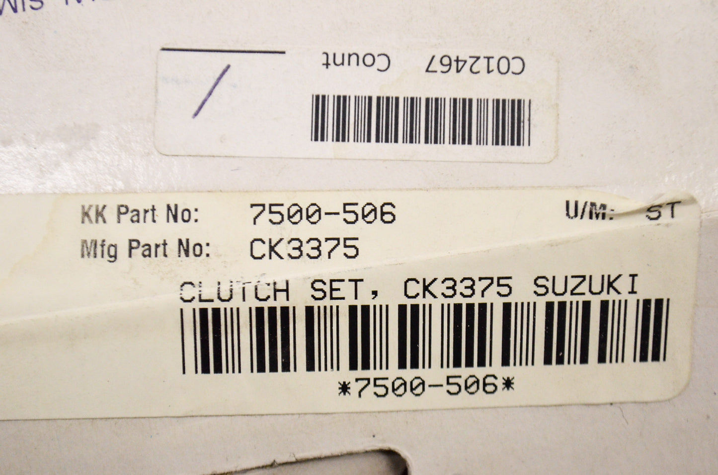 Clutch Plate Kit NOS