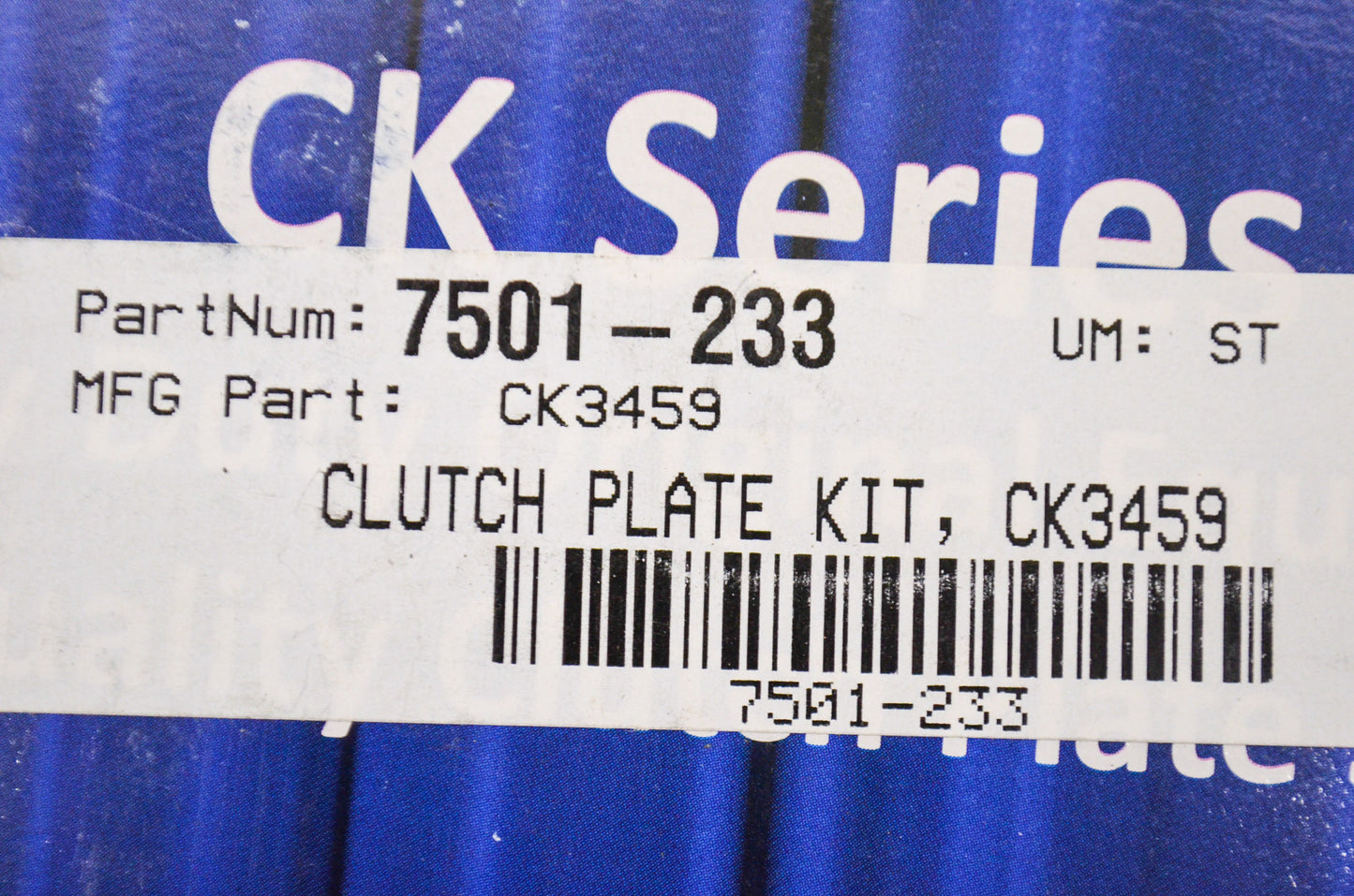 EBC CK3459, 7500-233 Clutch Plate Kit NOS