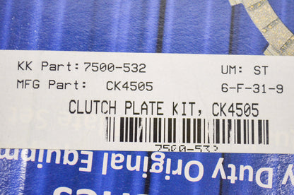 EBC CK4505, 7500-532 Clutch Plate Kit NOS