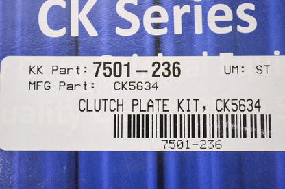 EBC CK5634, 7501-236 Clutch Plate Kit NOS