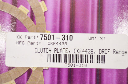 EBC CKF4438, 7501-310 Carbon Fiber Clutch Plate Kit NOS