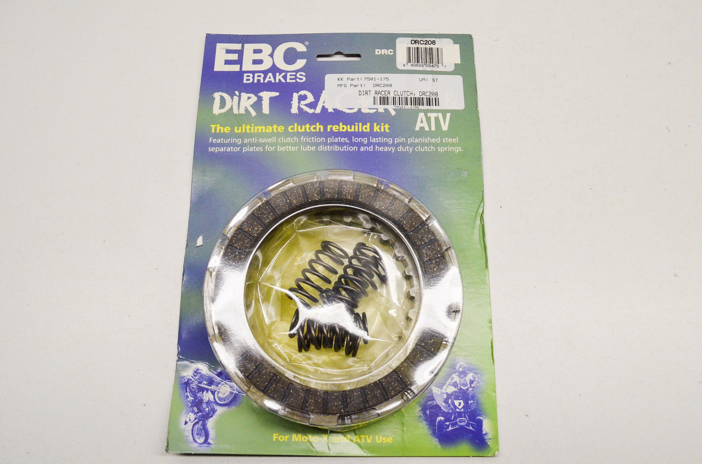 EBC DRC208 Dirt Racer Clutch Kit NOS