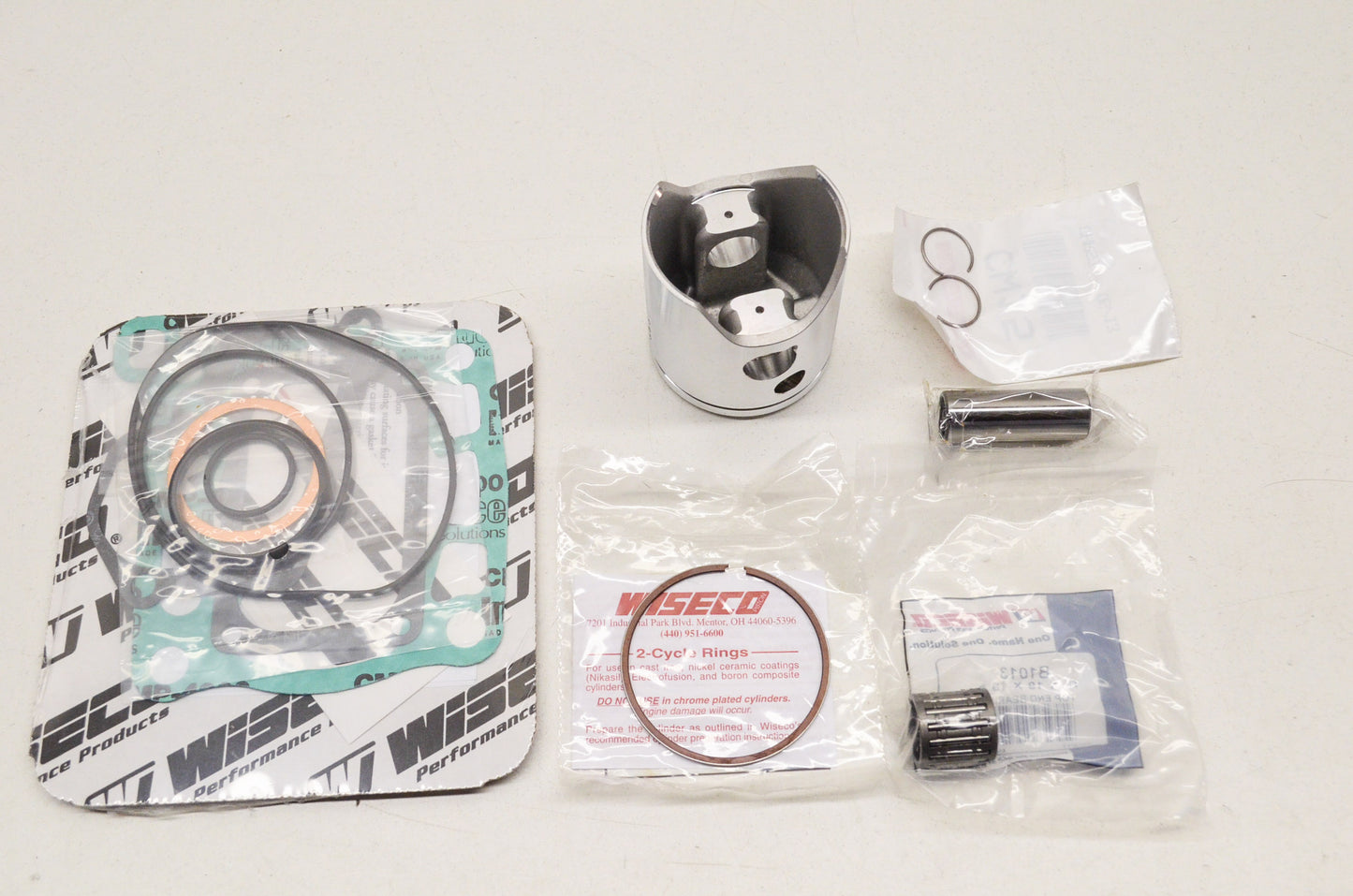 New Wiseco Forged Piston Kit 55mm 97-99 Suzuki RM125