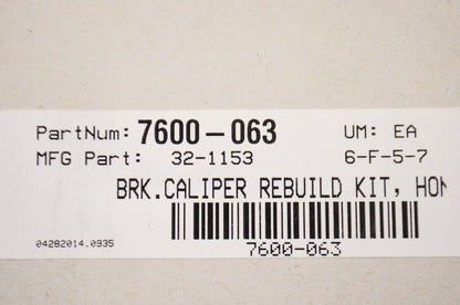 New K&L Brake Caliper Rebuild Kit NOS
