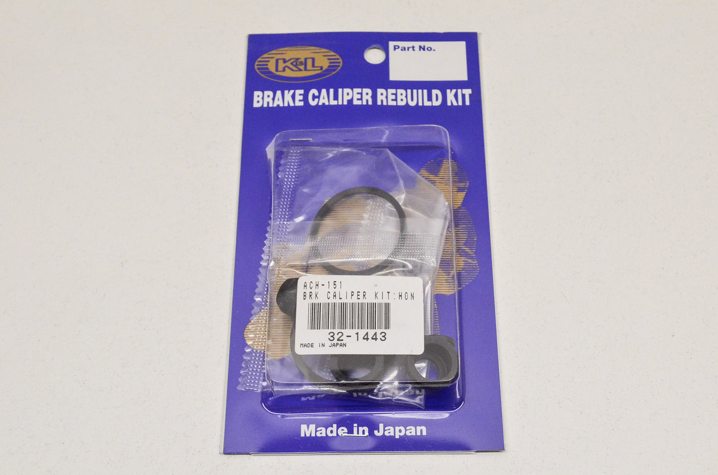 K&L 32-1443, 7600-097, ACH-151 Brake Caliper Rebuild Kit NOS