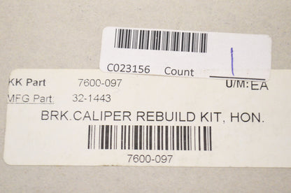 K&L 32-1443, 7600-097, ACH-151 Brake Caliper Rebuild Kit NOS