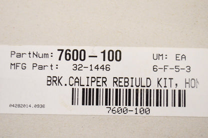 New K&L Brake Caliper Rebuild Kit NOS