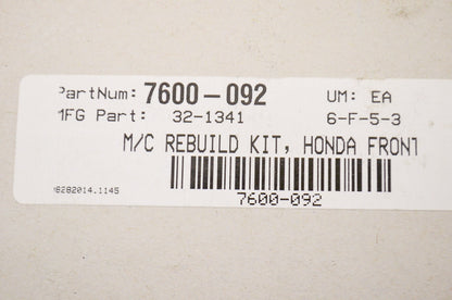 New K&L Master Cylinder Rebuild Kit NOS