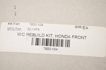 New K&L Master Cylinder Rebuild Kit NOS