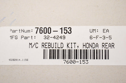 New K&L Master Cylinder Rebuild Kit NOS