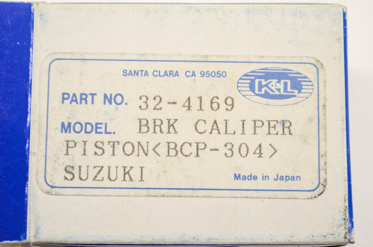 K&L Brake Caliper Piston NOS