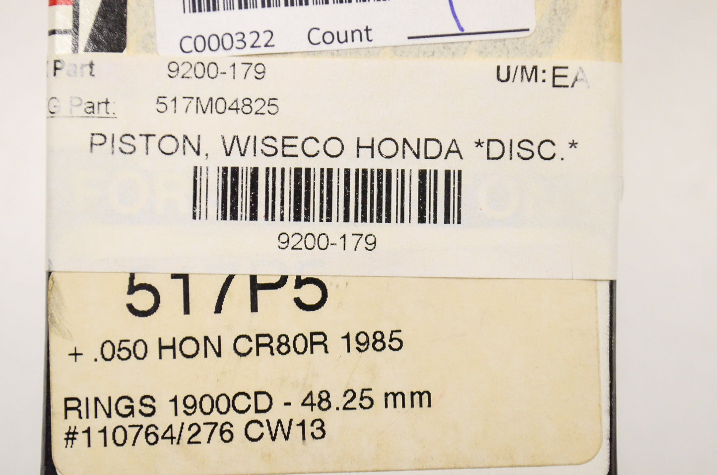 Piston 48.25mm NOS