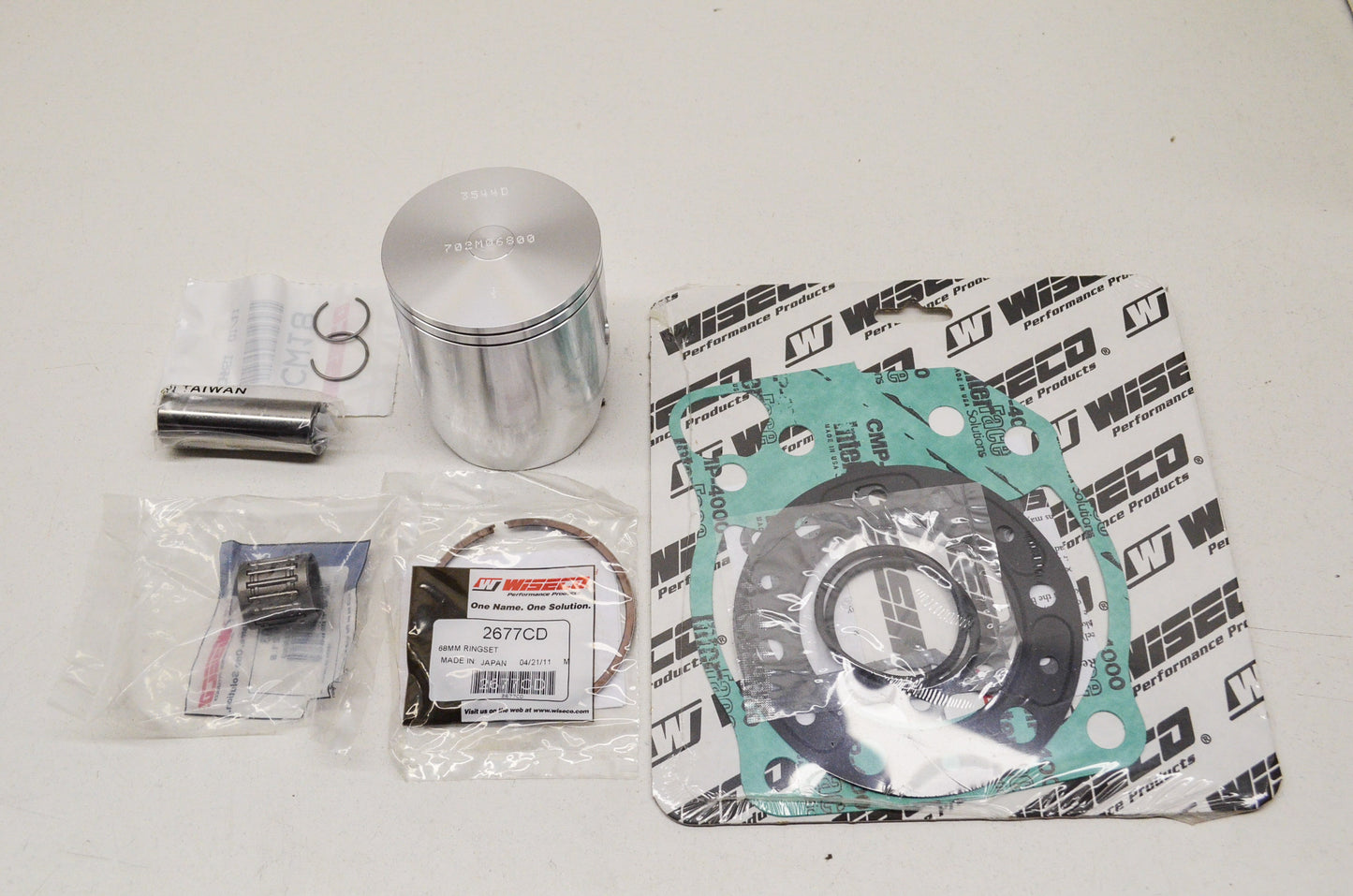 New Wiseco Top End Kit 68mm 97-01 Honda CR250