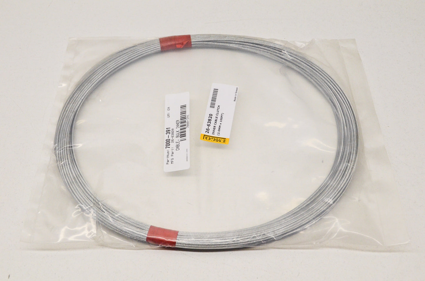 EMGO 26-63820, 7000-391 Bulk Inner Clutch Cable NOS