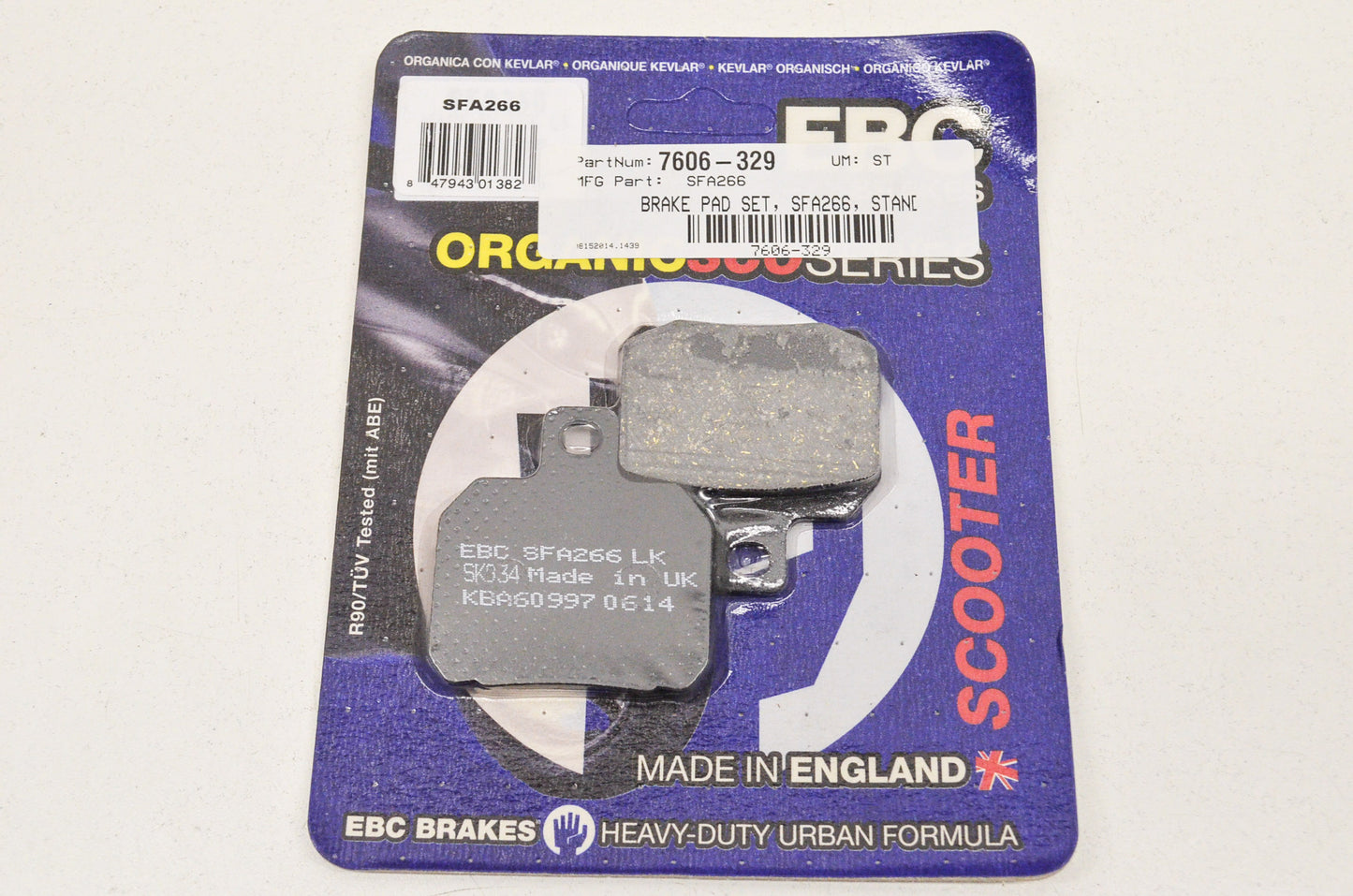 EBC SFA266 Brake Pad QTY 2 NOS