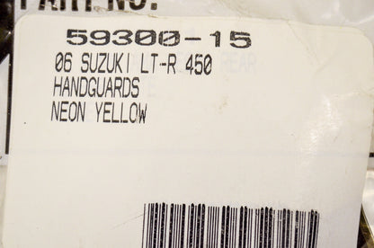 Maier 59300-15, 2000-177 Handguard Kit Neon Yellow Fits '06 Suzuki LT-R450. NOS