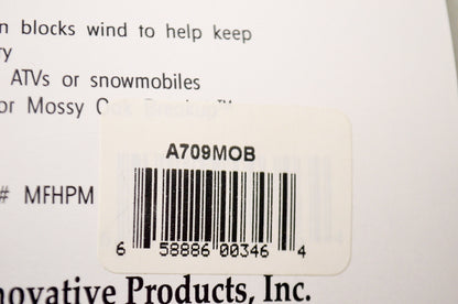 Molded Foam Hand Protectors Mossy Oak Camo For ATVs and Snowmobiles. NOS