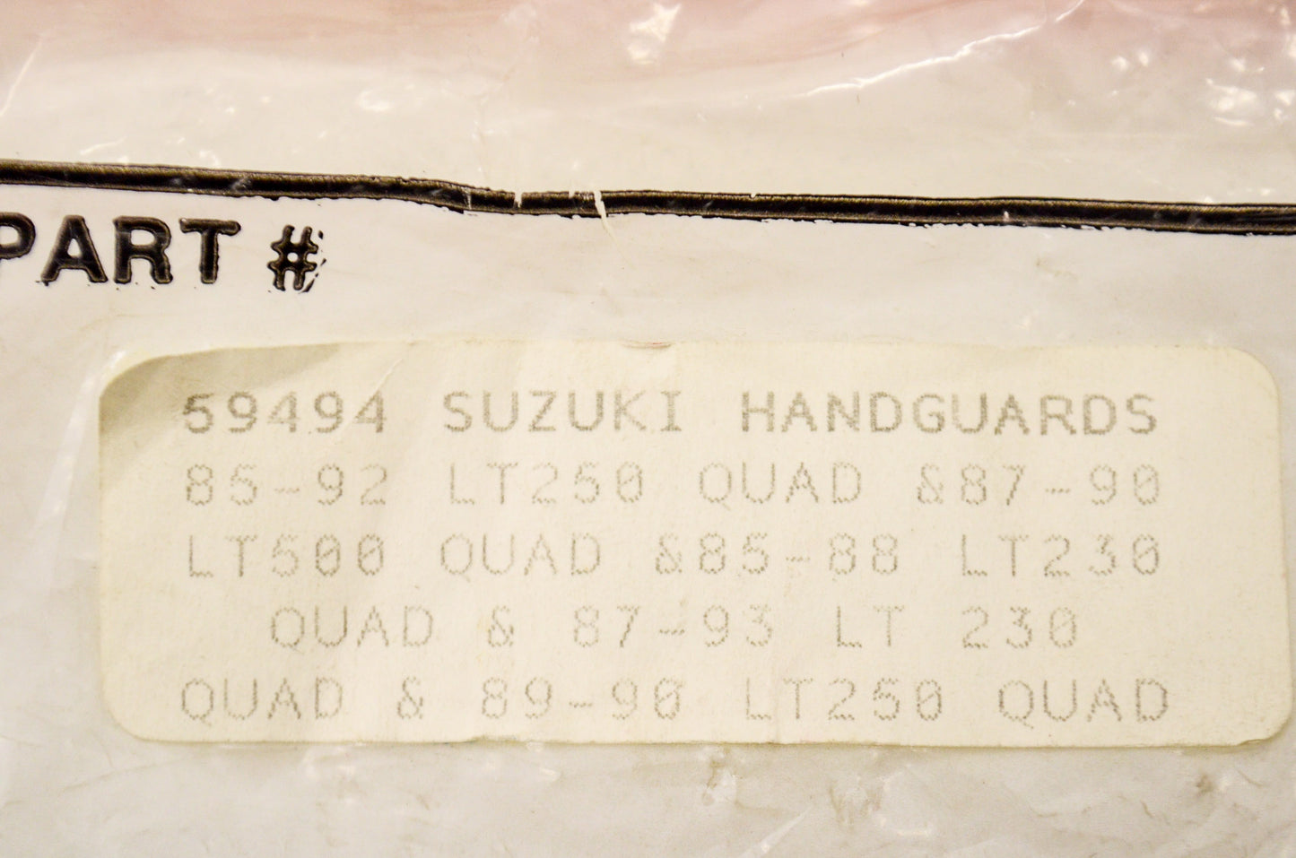 Handguard Kit Red NOS