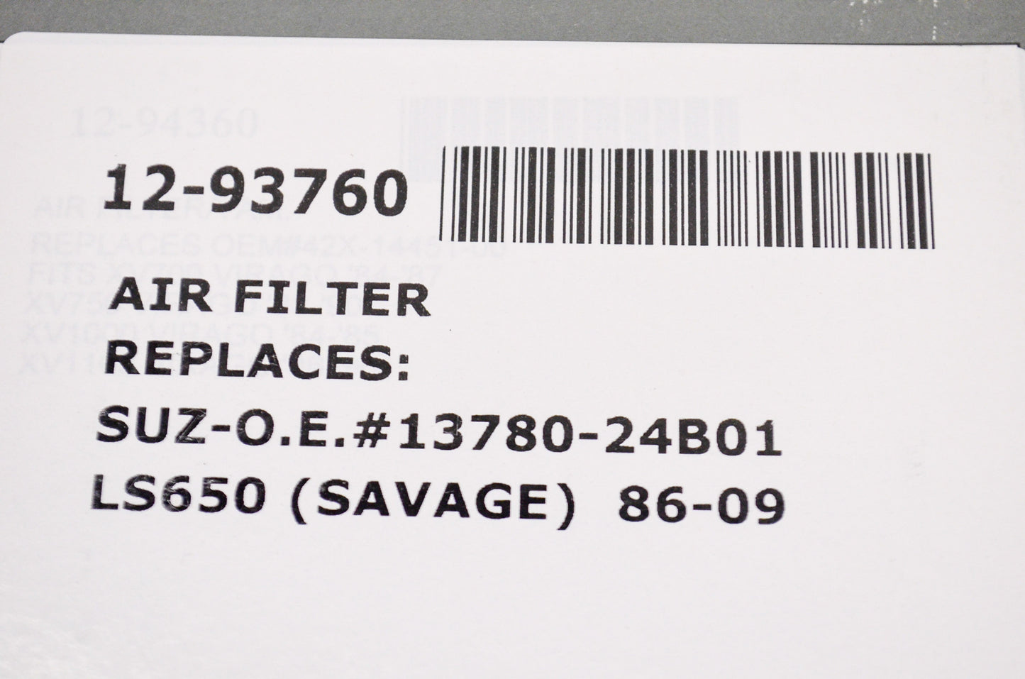 Air Filter NOS