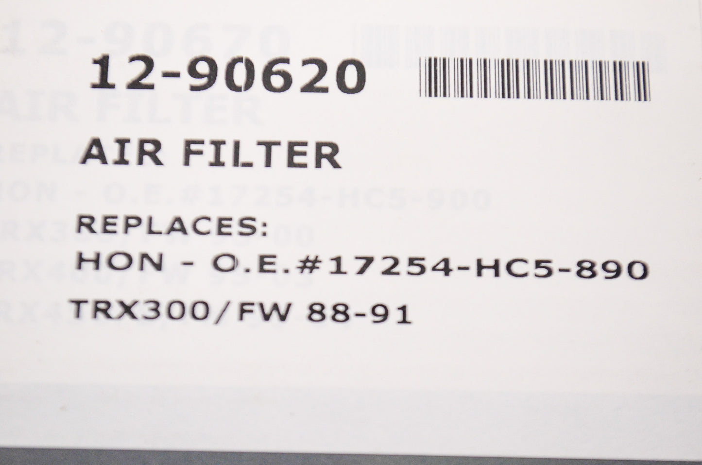 Air Filter NOS