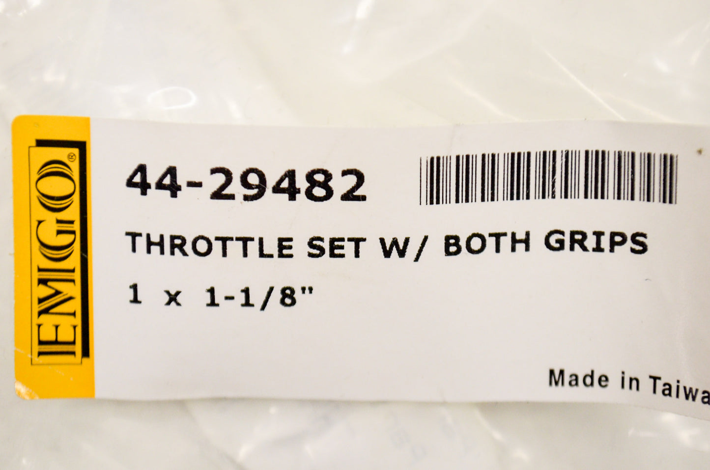 Throttle with Grips Fits 1' Bar. NOS