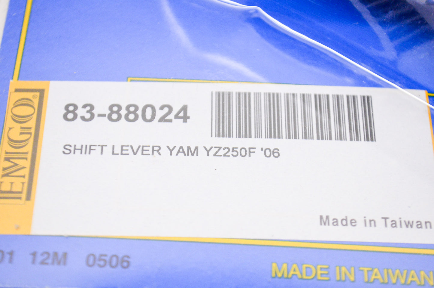 EMGO 83-88024, 3300-614 Shift Lever Fits '06 Yamaha YZ250F. NOS