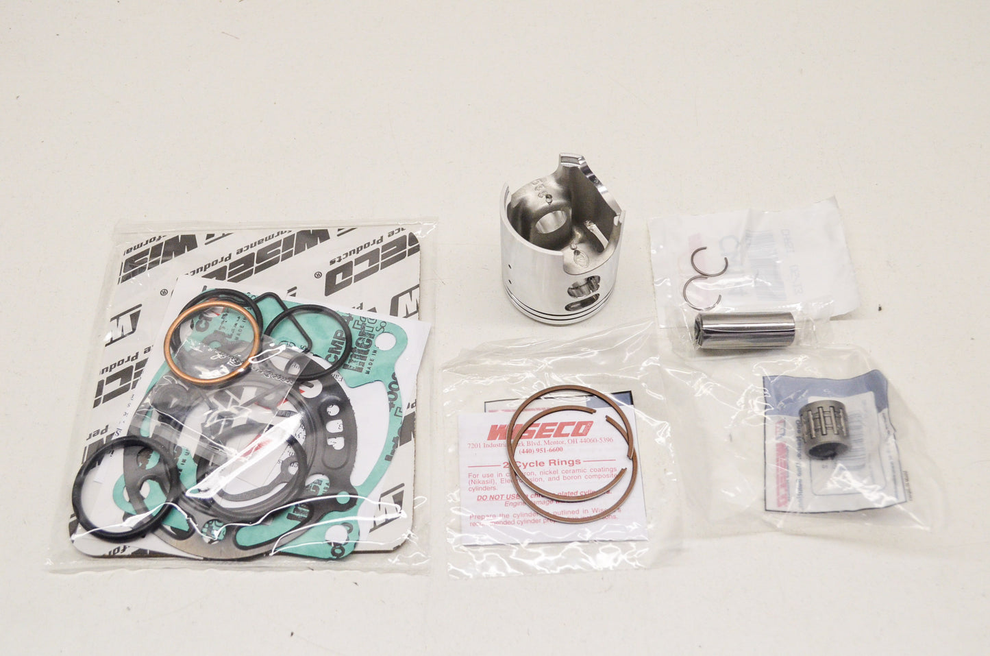 New Wiseco Forged Piston Kit 48.5mm 01-09 Kawasaki KX85