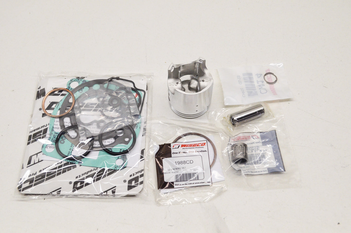 New Wiseco Forged Piston Kit 50.5mm 01-09 Kawasaki KX85