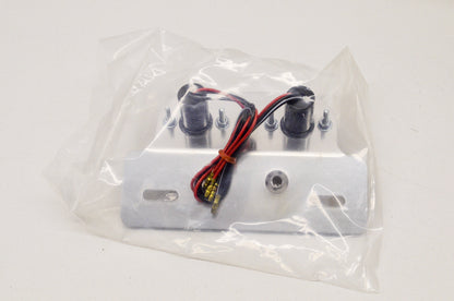 New Emgo Tail Light Complete Dual Lens Type Round NOS