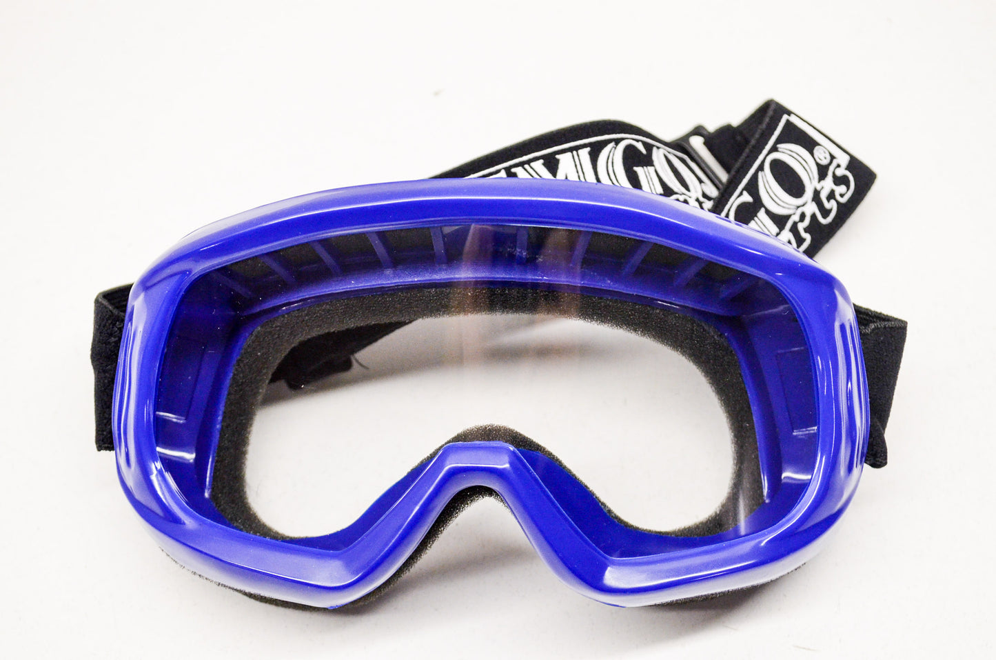 EMGO 76-49557, 1200-928 Royal Blue Goggle with Clear Lens NOS