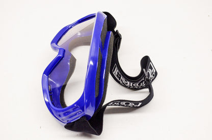 EMGO 76-49557, 1200-928 Royal Blue Goggle with Clear Lens NOS