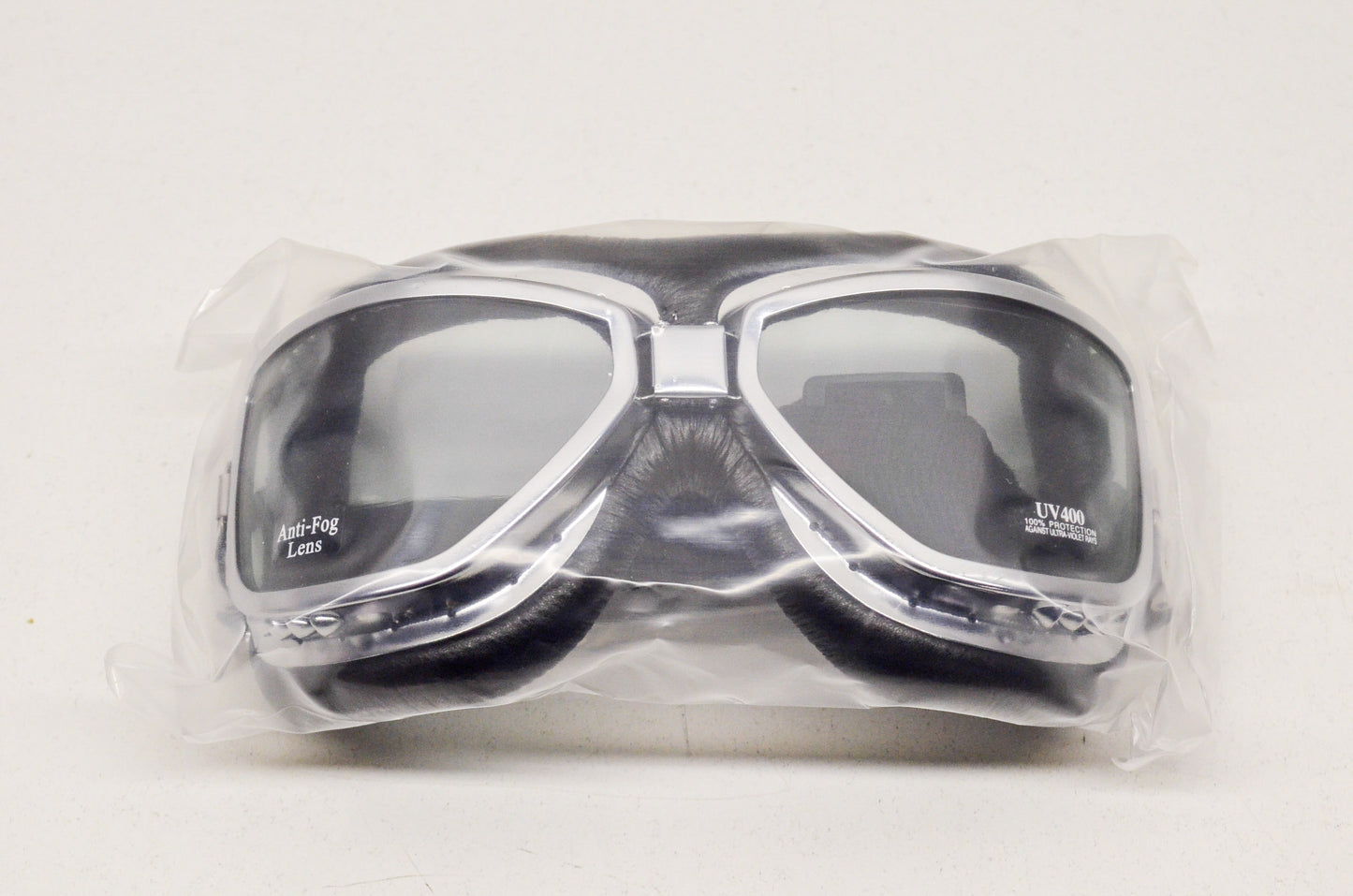 New Emgo Roadhawk Goggle with Chrome Trim NOS