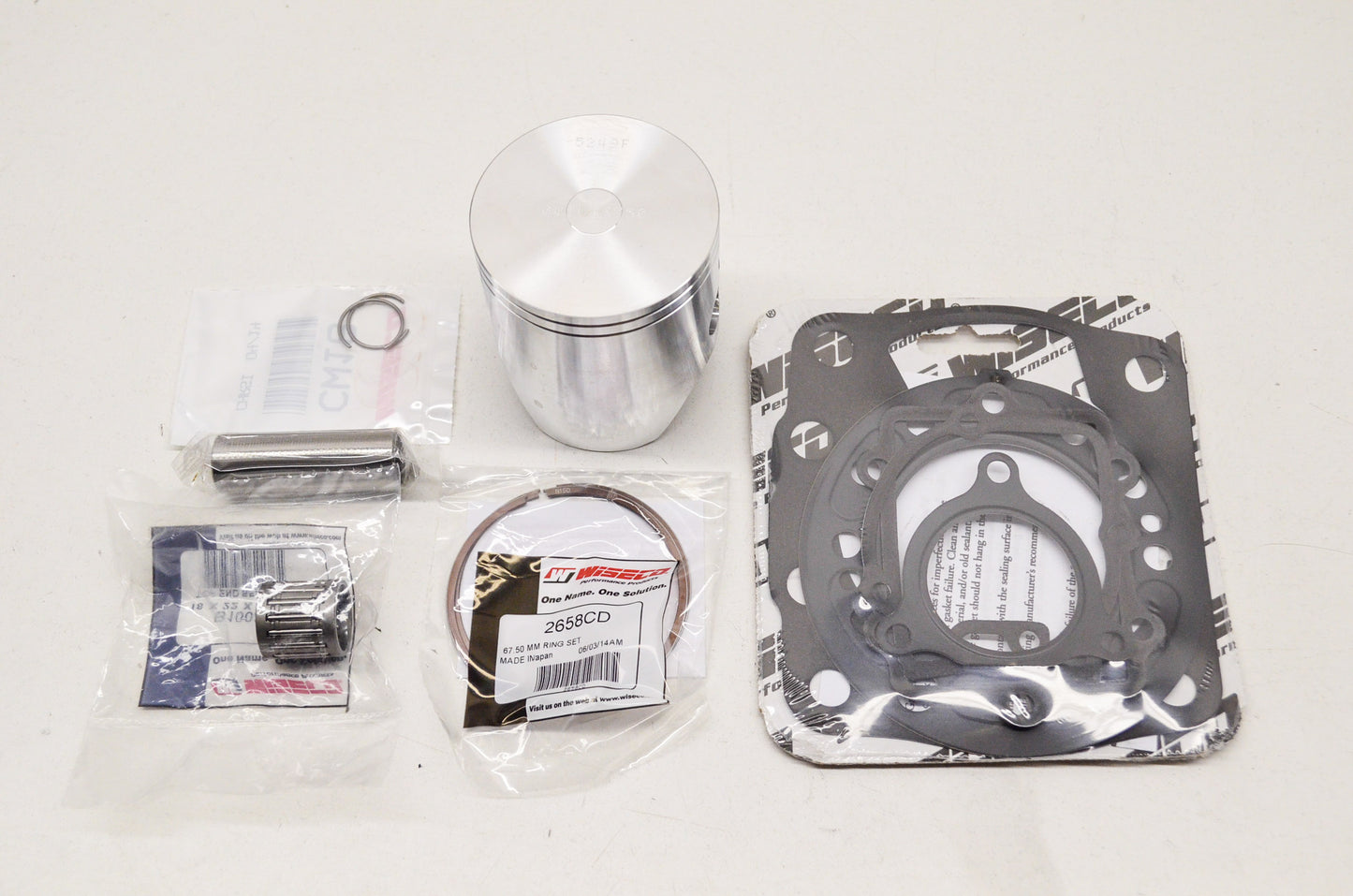 New Wiseco Forged Piston Kit 67.5mm 02-04 Honda CR250