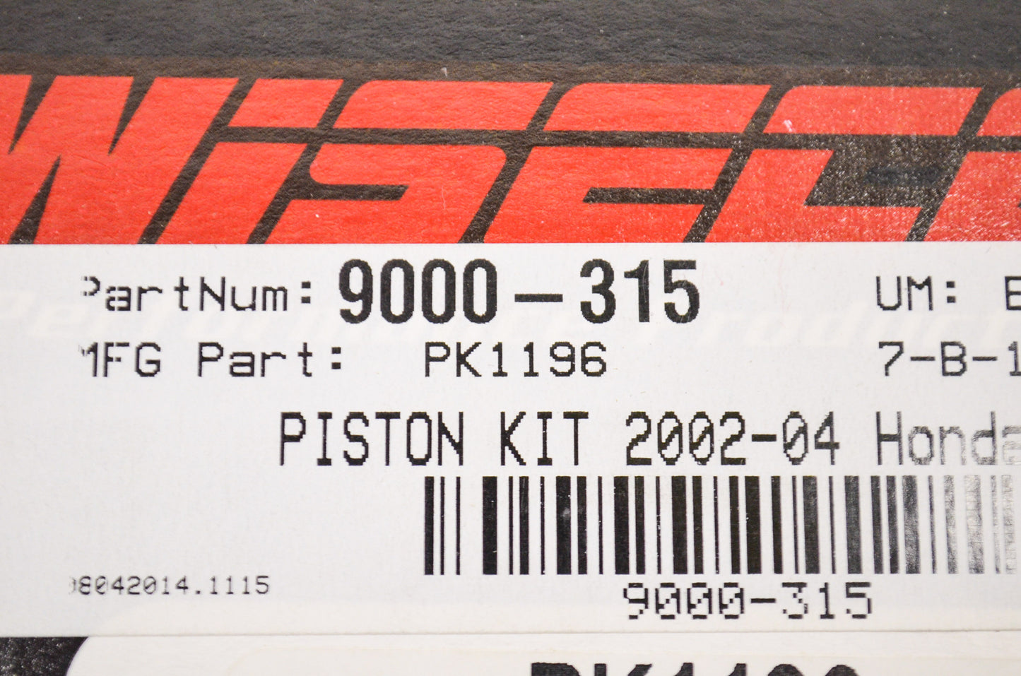 New Wiseco Forged Piston Kit 67.5mm 02-04 Honda CR250