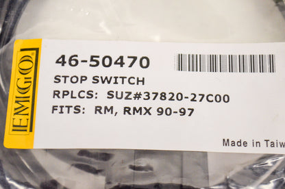 Engine Stop Switch Suzuki RM/RMX 90-97 NOS