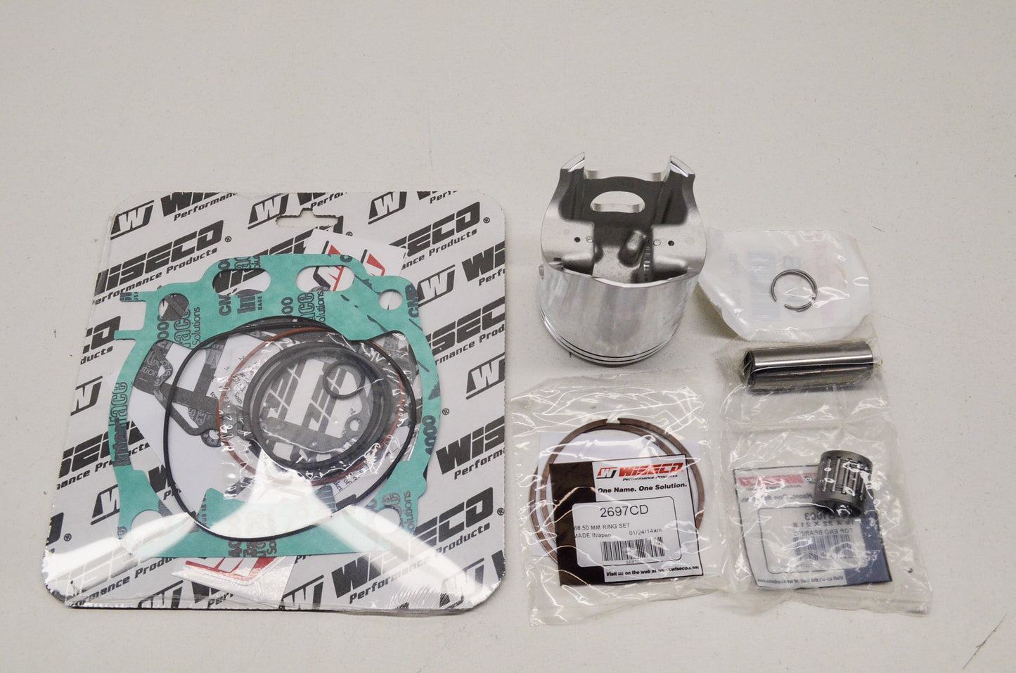 New Wiseco Forged Piston Kit 68.5mm 02-14 Yamaha YZ250