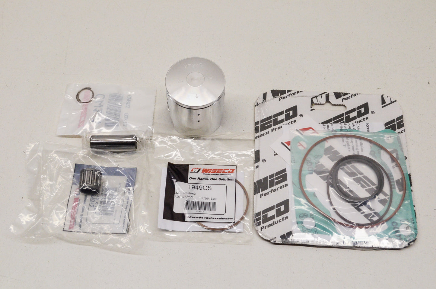 Wiseco PK1205 Forged Piston Kit 49.5mm 02-14 Yamaha YZ85 NOS