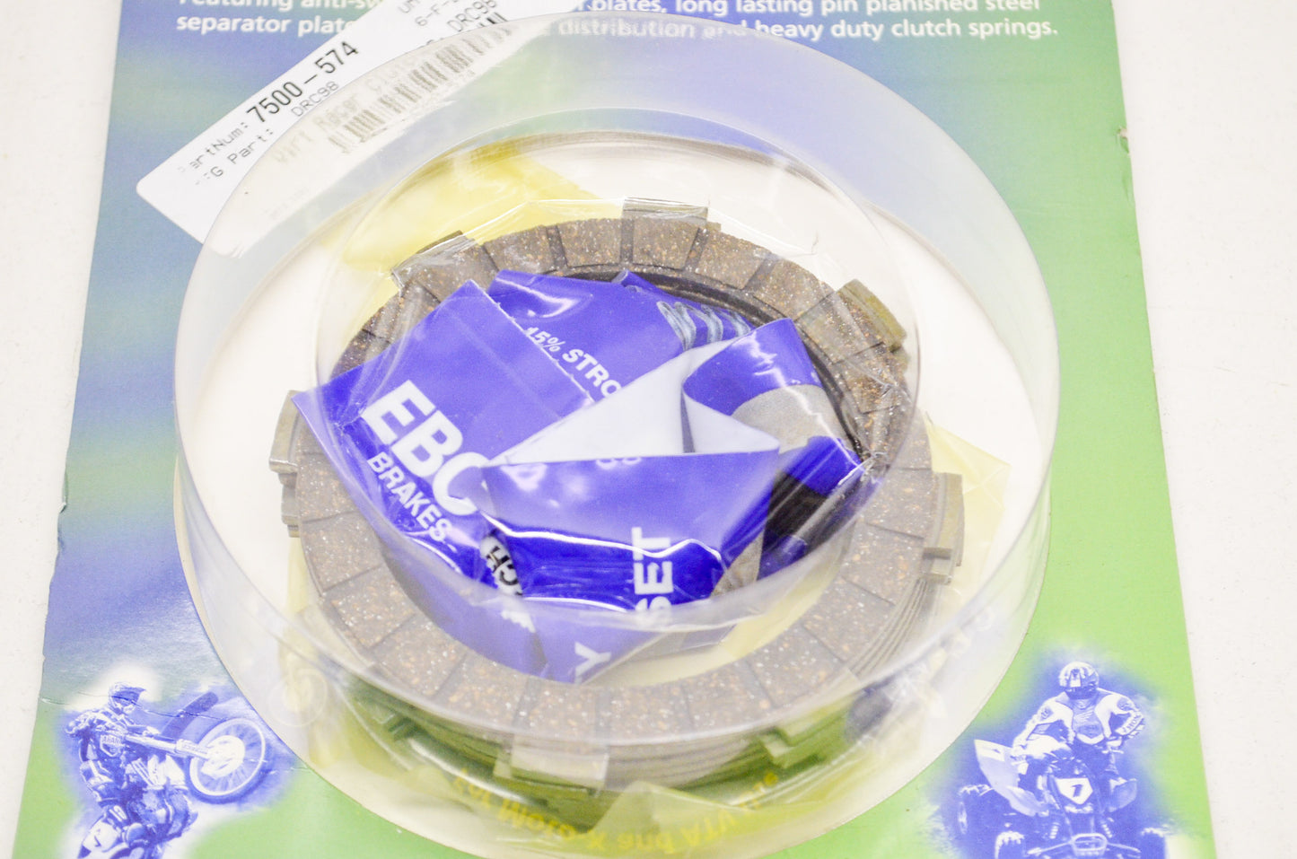 EBC DRC98, 7500-574 Dirt Racer Clutch Kit NOS