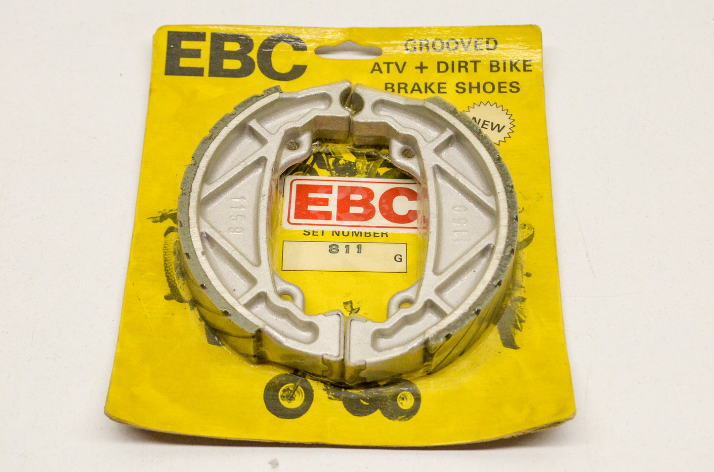 EBC EBC811G, 7605-142, 811G Brake Shoes Qty 2 NOS