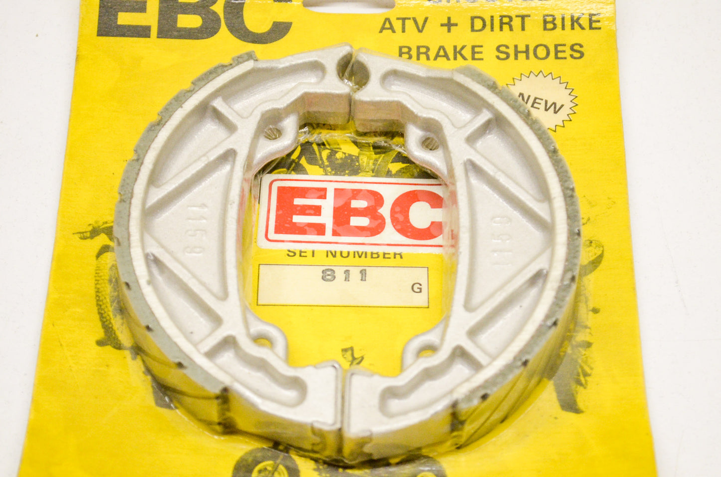 EBC EBC811G, 7605-142, 811G Brake Shoes Qty 2 NOS