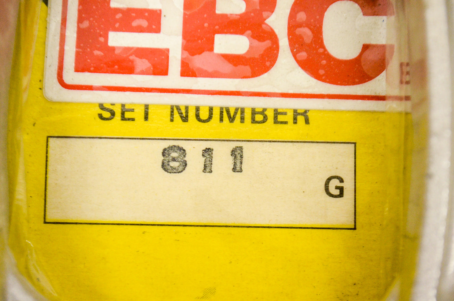 EBC EBC811G, 7605-142, 811G Brake Shoes Qty 2 NOS