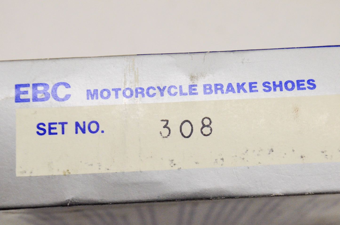 EBC EBC308, 7605-008, 308 Brake Shoes Qty 2 NOS