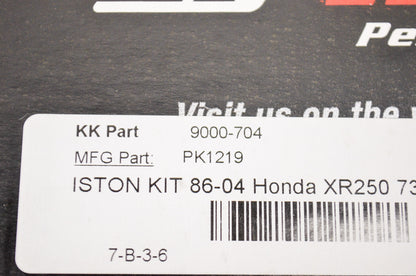 New Wiseco Forged Piston Kit 73mm 86-04 Honda XR250
