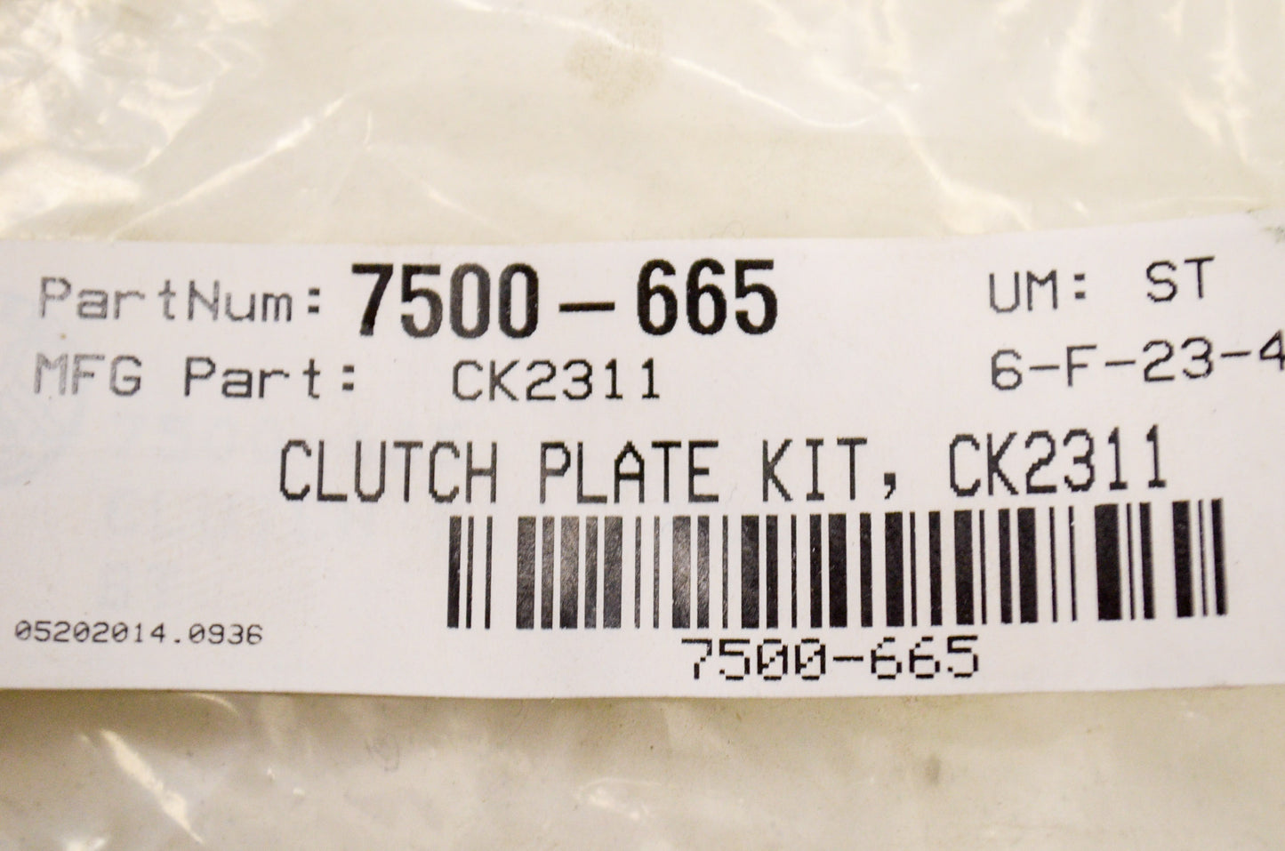 EBC CK2311 Clutch Plate Kit NOS