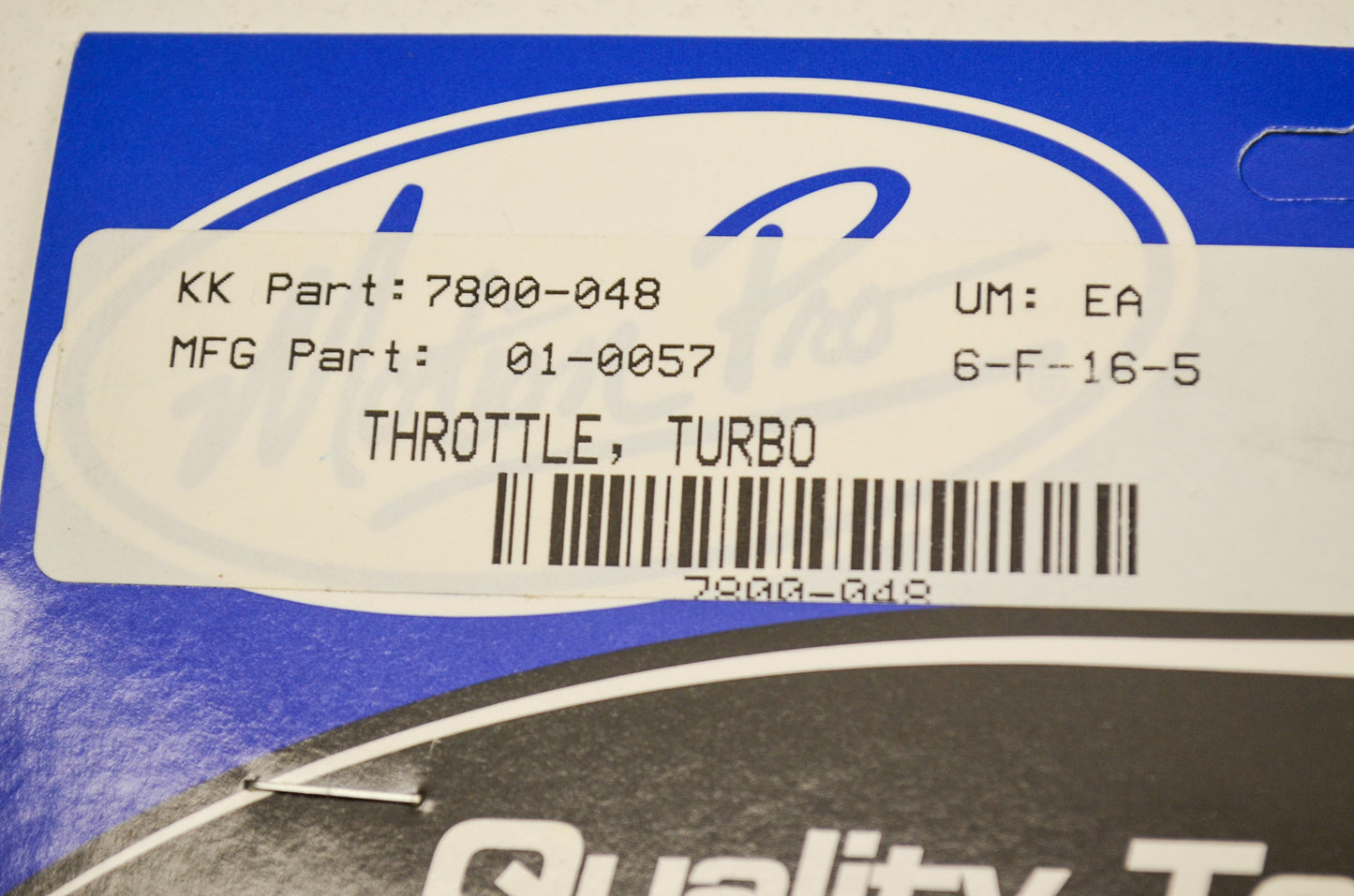 Turbo Throttle NOS