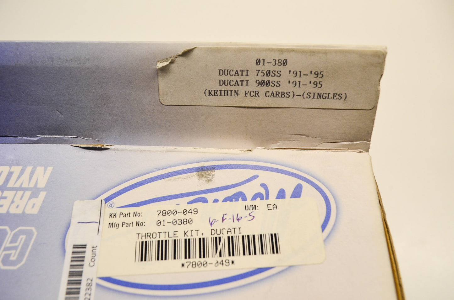 Straight Push/Pull Throttle Kit NOS