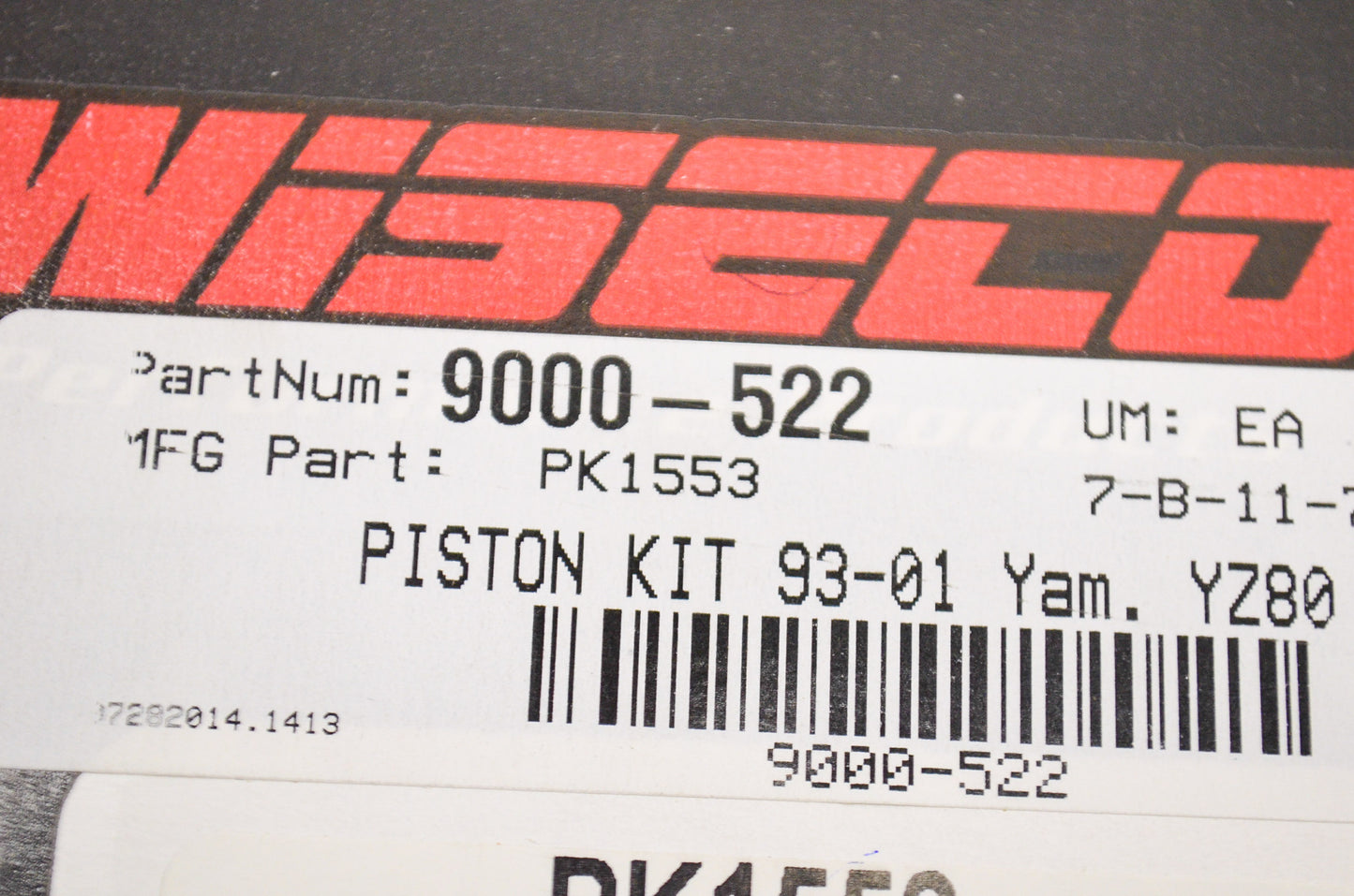 New Wiseco Forged Piston Kit 47mm 93-01 Yamaha YZ80