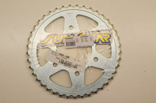 New Sunstar Steel Rear Sprocket Kawasaki 41T NOS